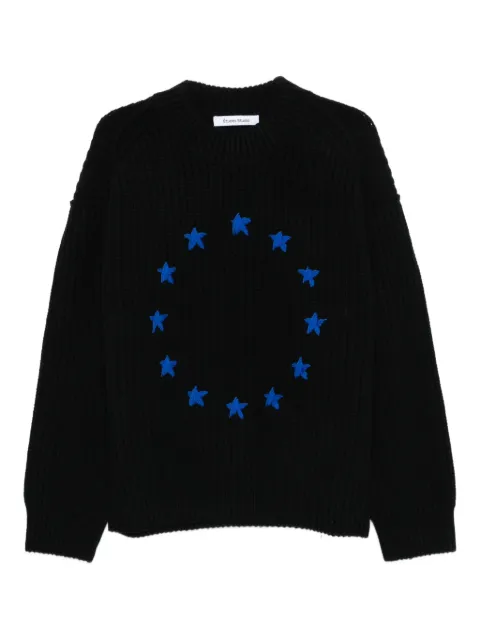 Études Studio Europa ribbed star-embellished sweater