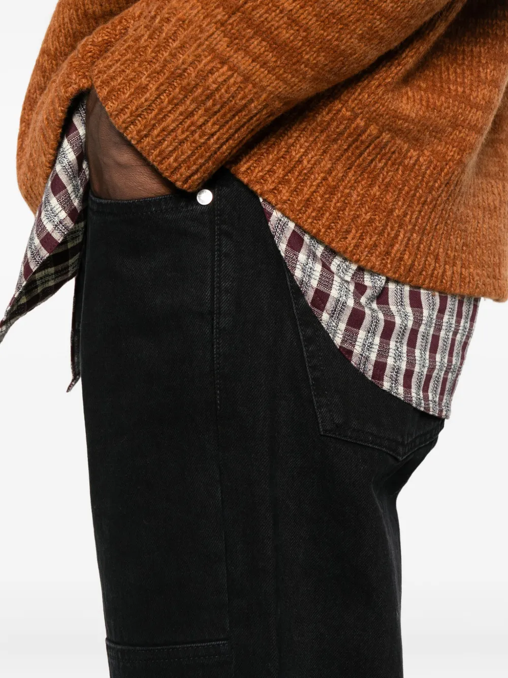 Ring-Embellished Trousers