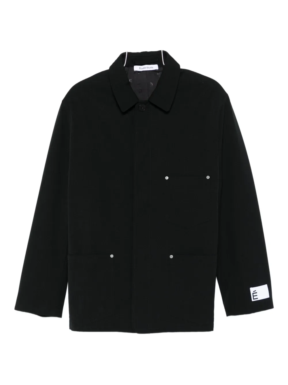 Etudes Studio Buttoned Pocket Jacket In Black