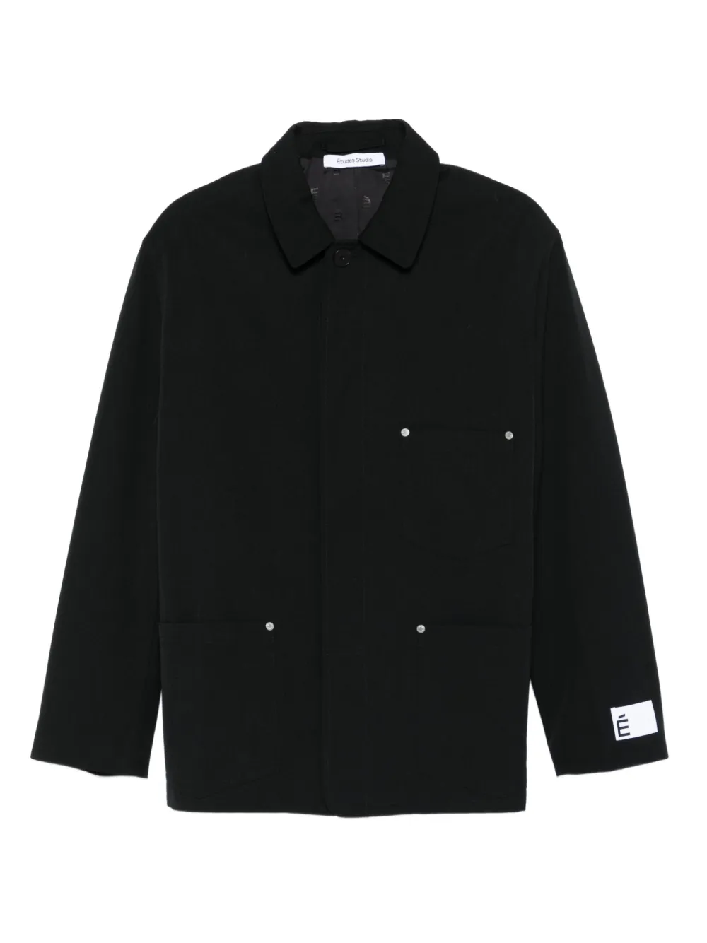 Études Studio buttoned pocket jacket | Black | Image 1