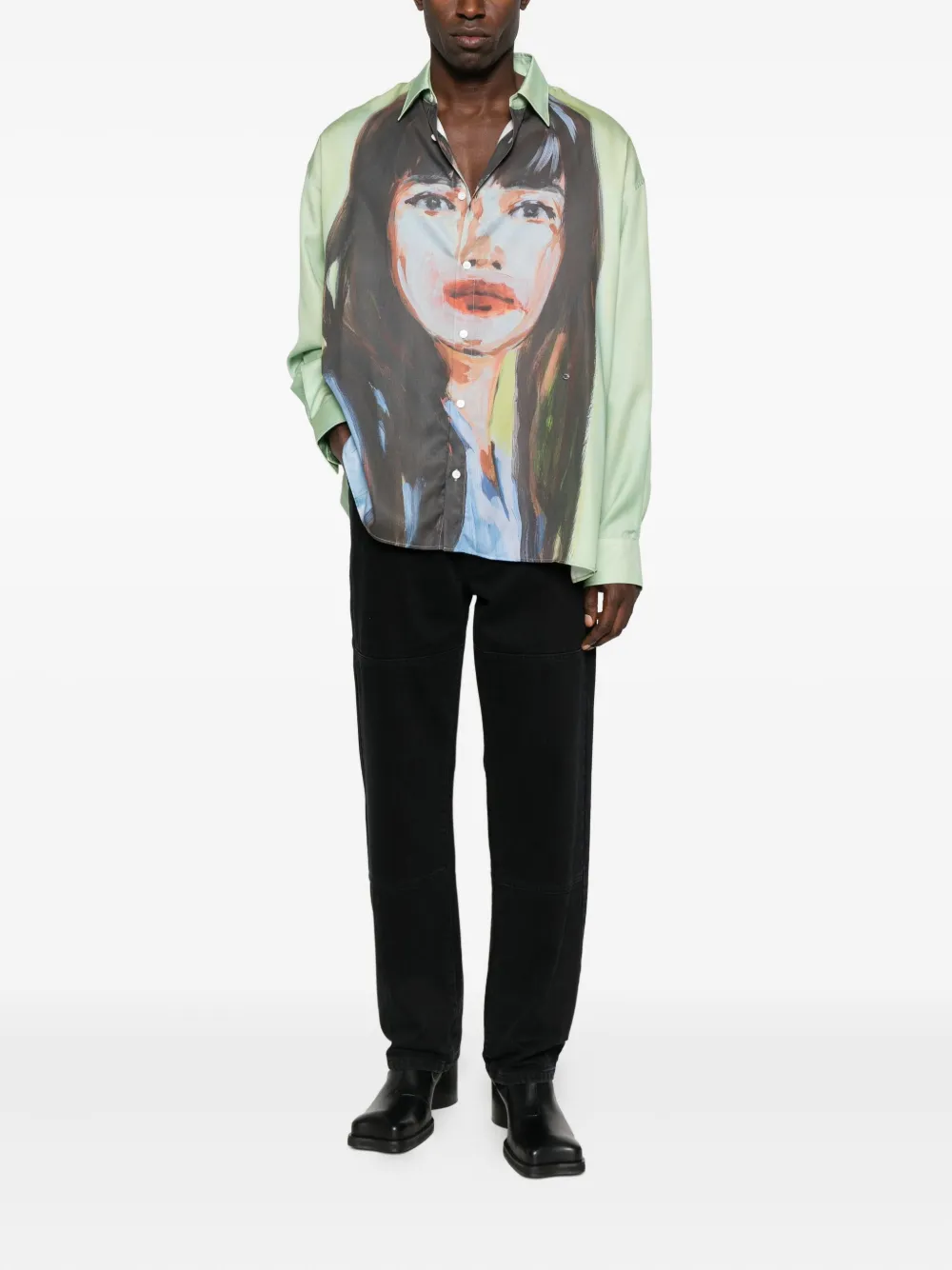 Études Studio Claire portrait-print shirt | Women | Image 2