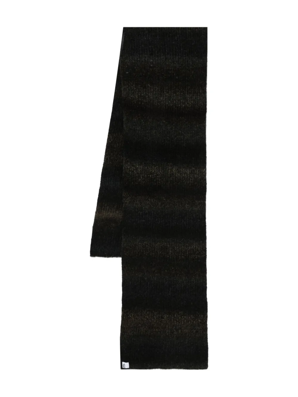 Études Studio striped scarf | Black | Image 1