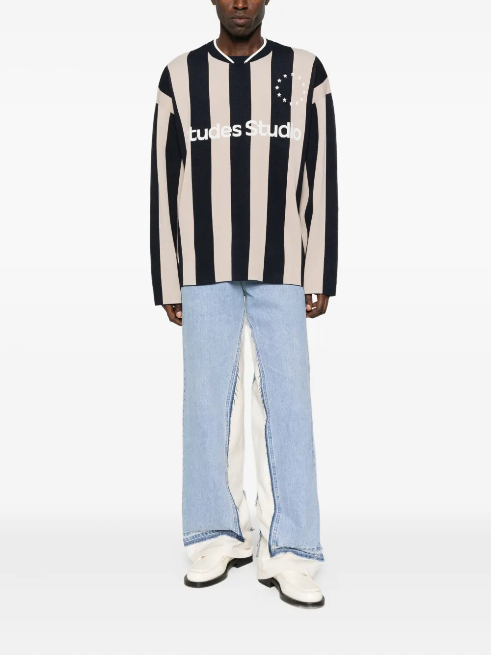Etudes Studio Striped Sweater In Multi
