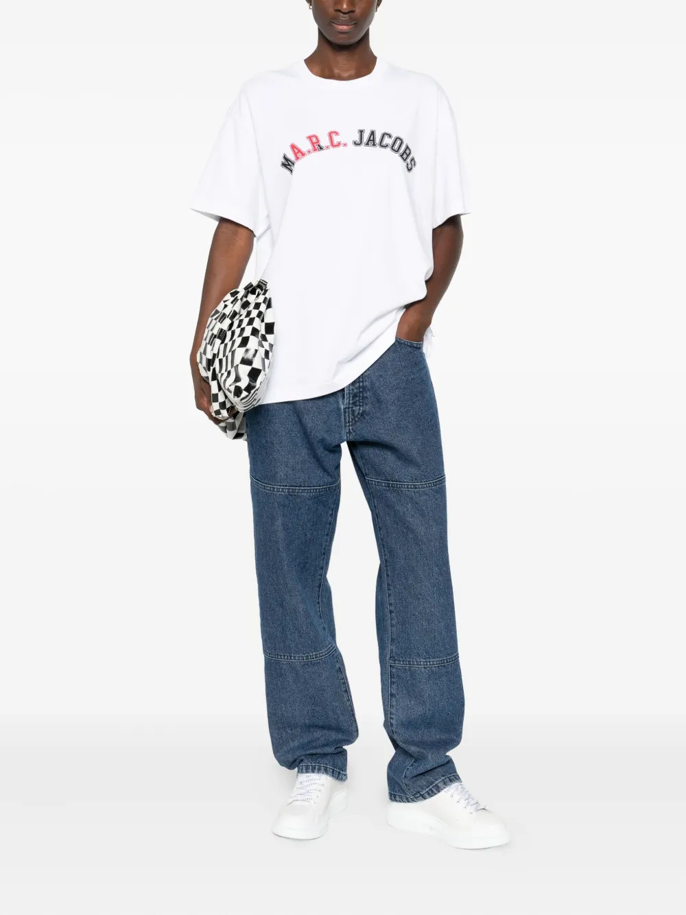 Etudes Studio Panelled Jeans In Blue