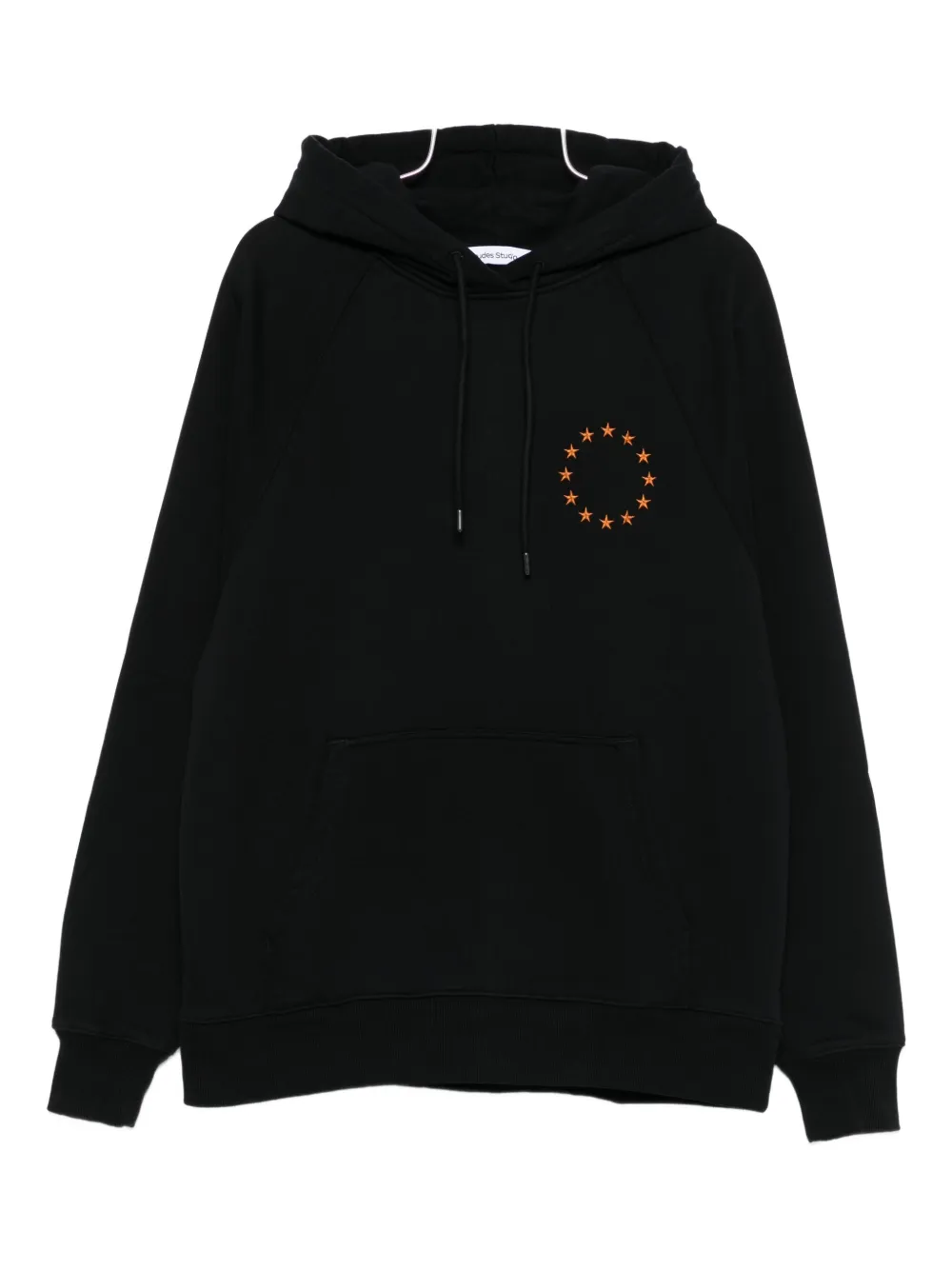 Etudes Studio Europa Star-embroidered Hoodie In Black