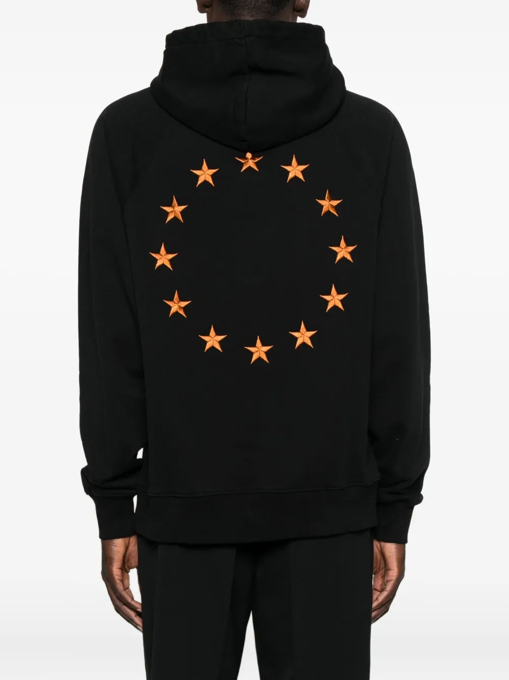 Etudes Studio Europa Star-embroidered Hoodie In Black