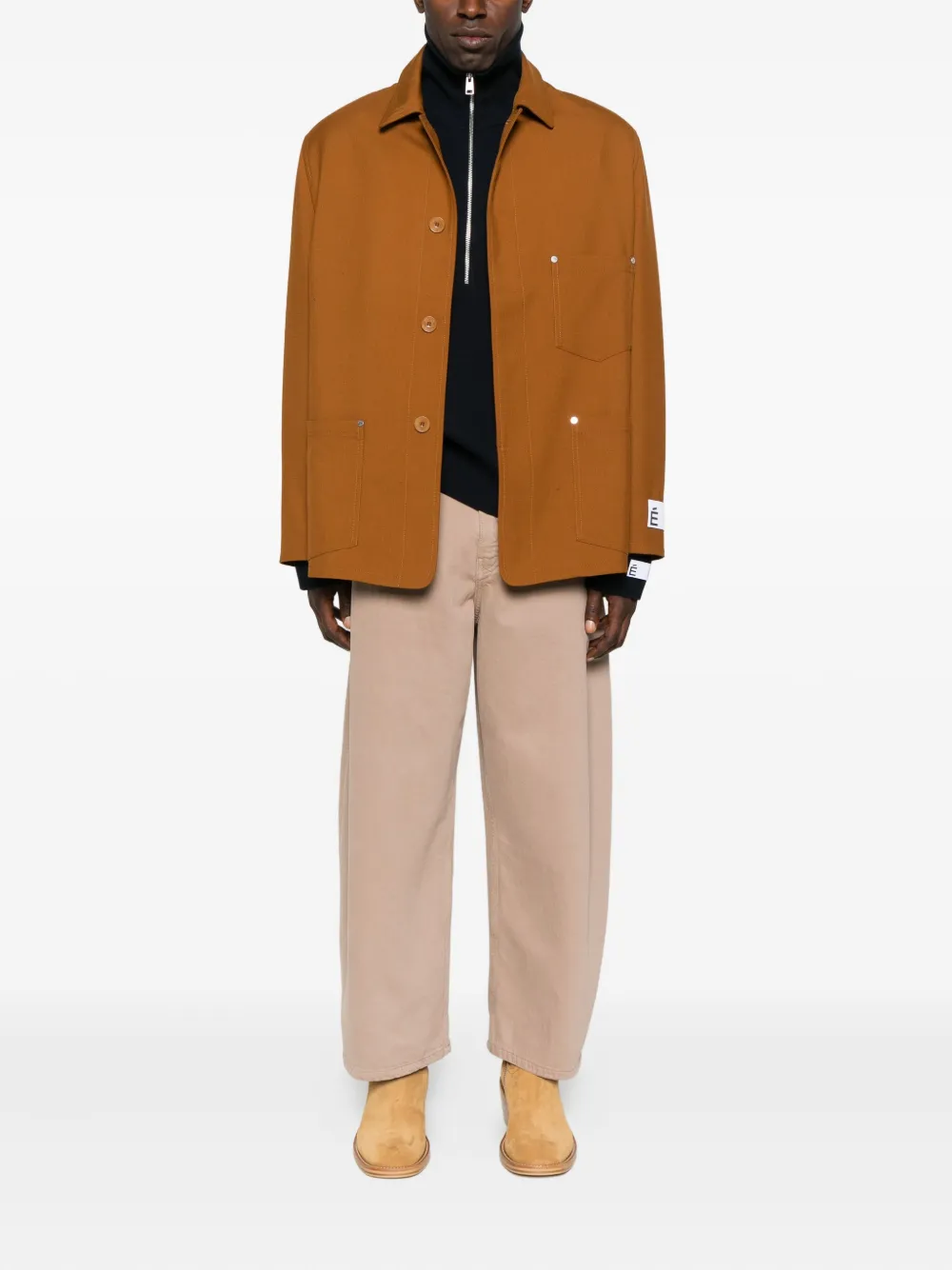 Études Studio half-zip knitted sweater | Knitted Sweaters | Image 2