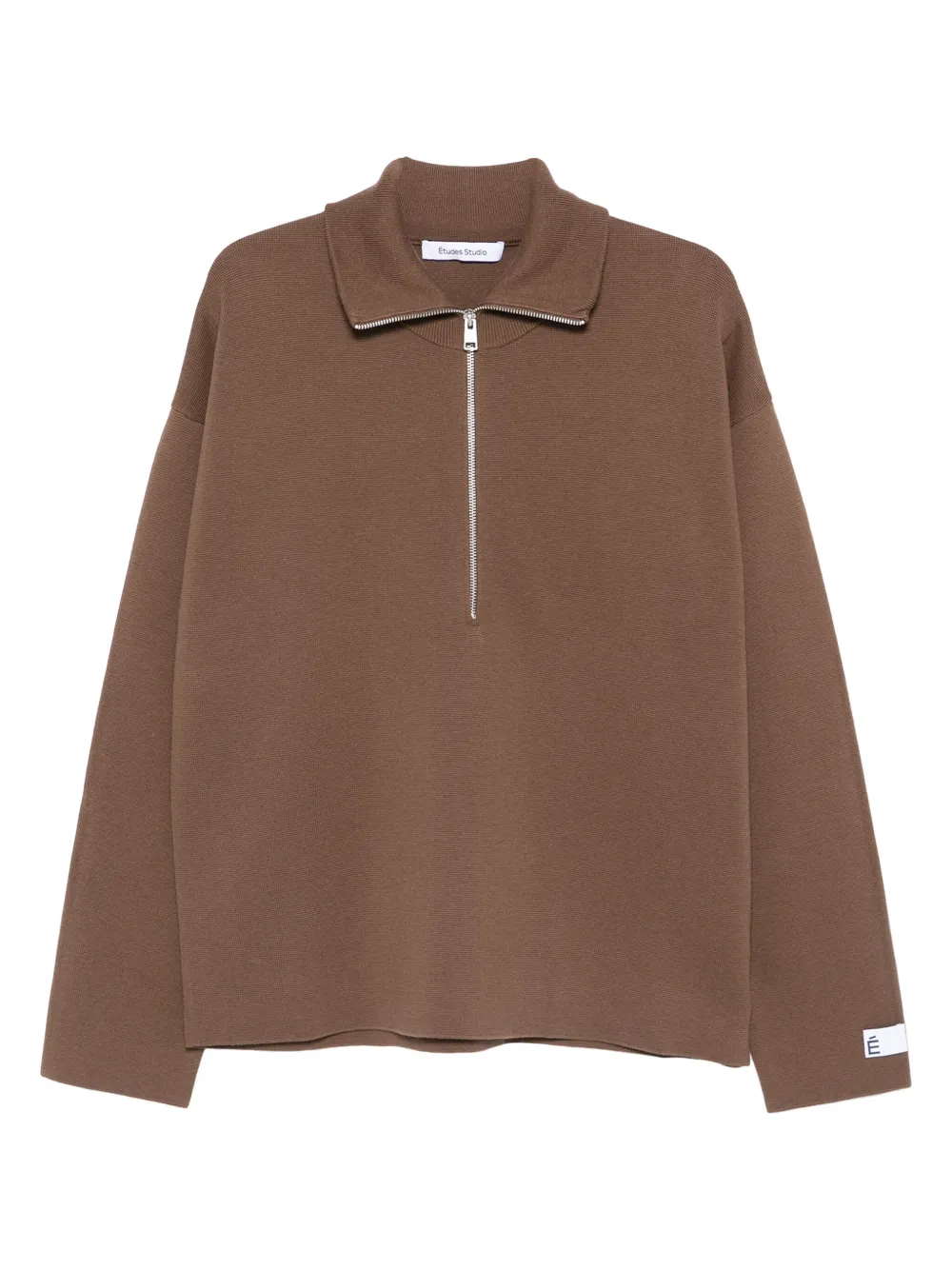 Etudes Studio Zip-up Sweatshirt In Brown