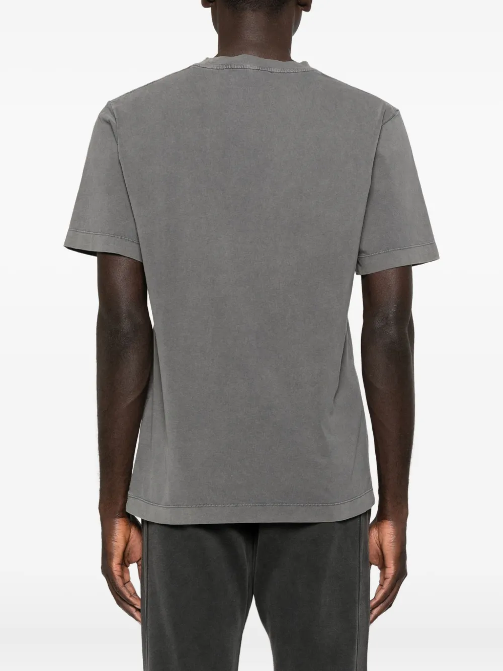 Etudes Studio Emblem-print Short-sleeve T-shirt In Gray