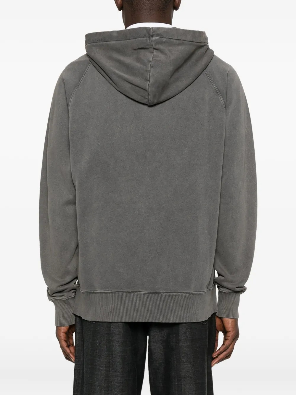 Etudes Studio Logo-print Zip-up Hoodie In Gray