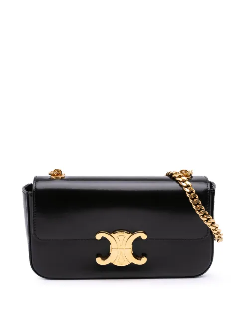 Céline Pre-Owned 2022 Shiny Calfskin Claude Chain shoulder bag