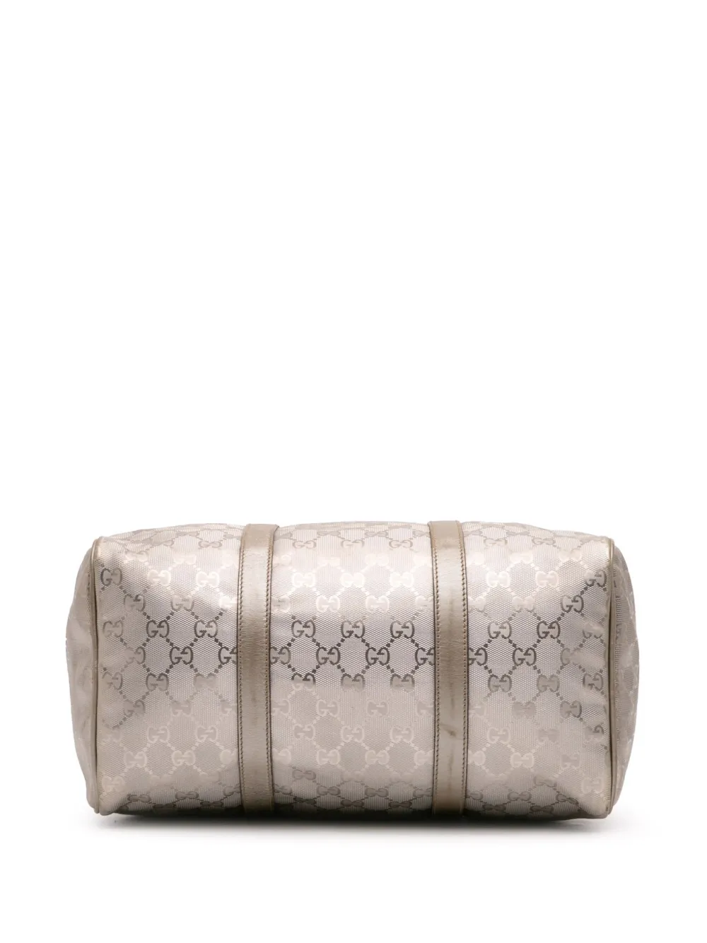 Pre-owned Gucci 2016-2025 Medium Gg Imprime Joy Boston Bag In Gold