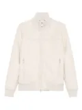 Gran Sasso ribbed zip-up jacket - White