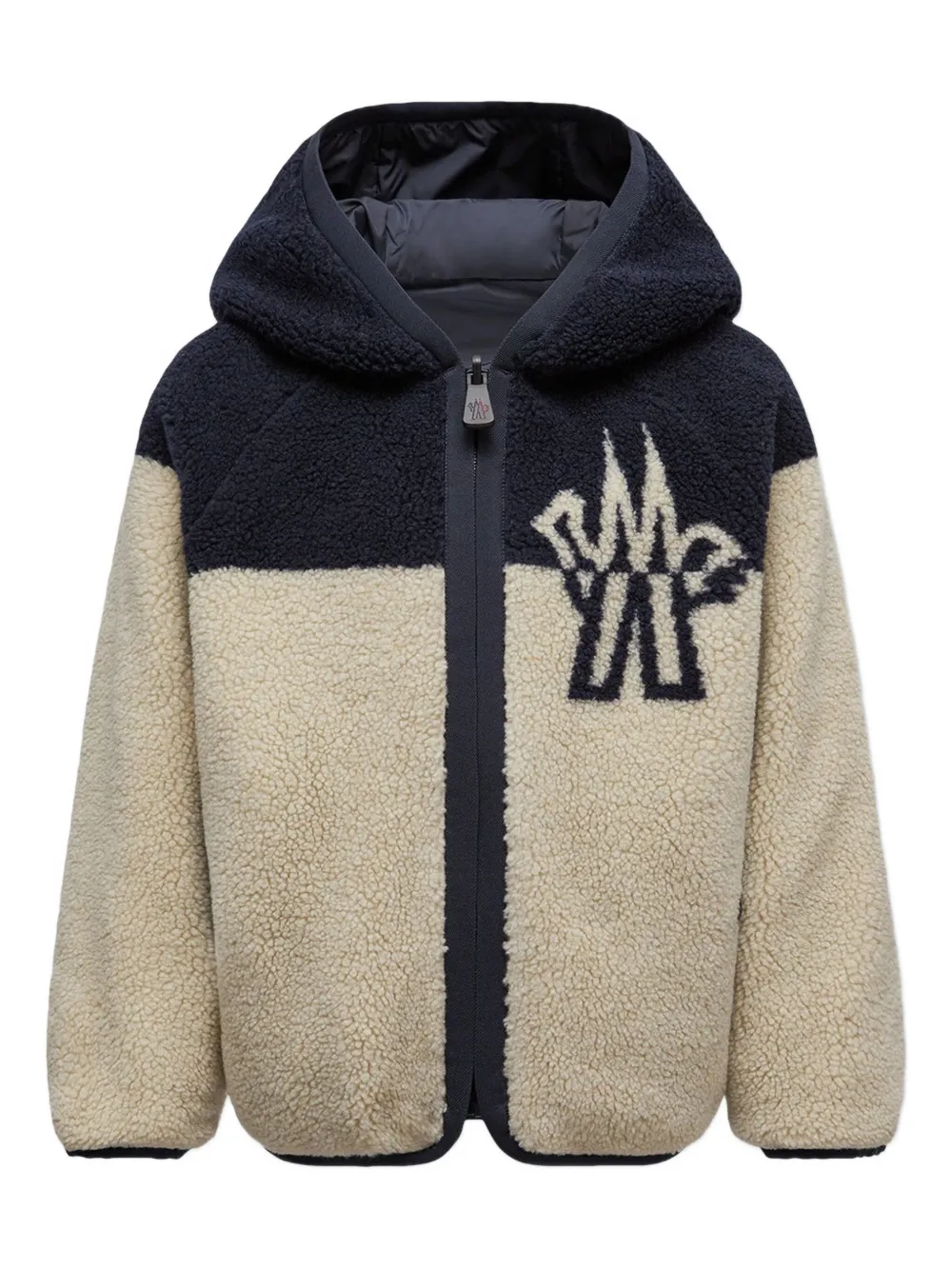 MONCLER GRENOBLE KIDS hoodie reversible con capucha | azul | Image 1
