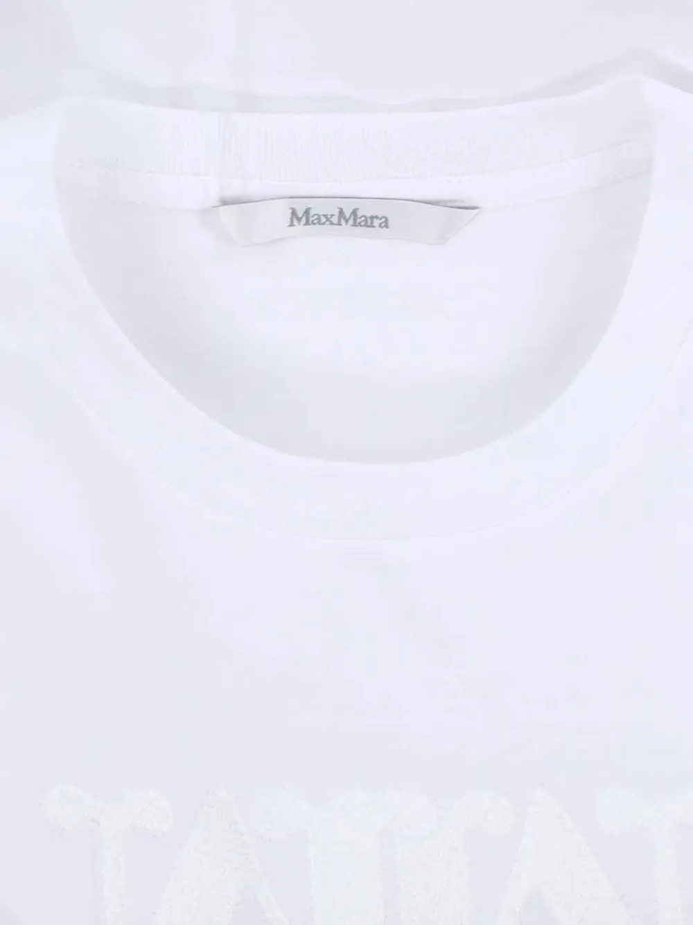 Max Mara logo-detail T-shirt Wit