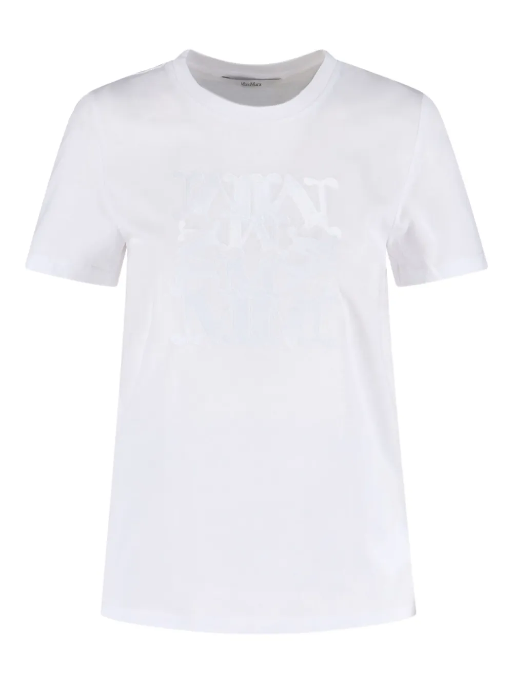 Max Mara logo-detail T-shirt Wit