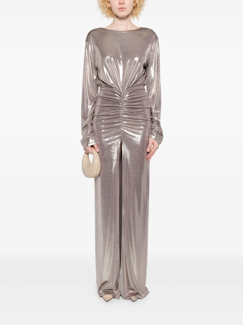 MIAU by Clara Rotescu draped-details maxi dress | Cocktail & Party Dresses | Image 2