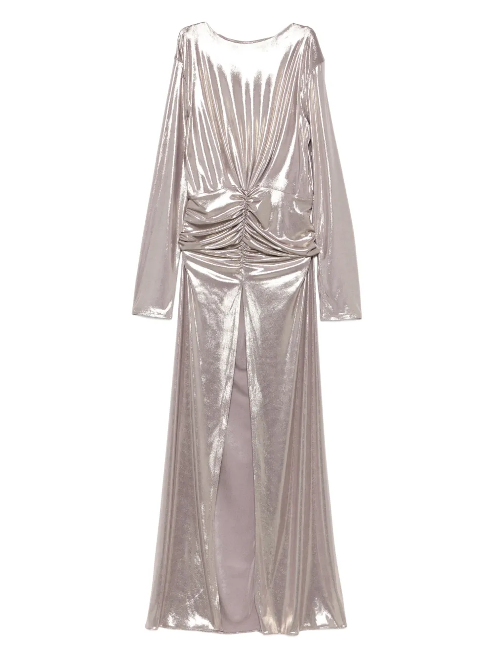 MIAU by Clara Rotescu draped-details maxi dress | Pink | Image 1