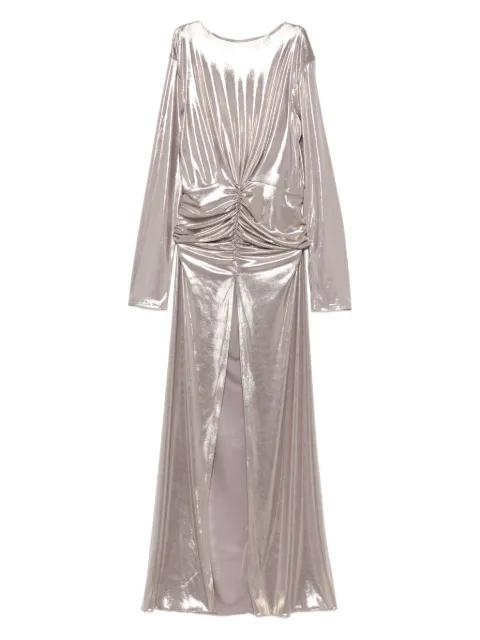 MIAU by Clara Rotescu draped-details maxi dress