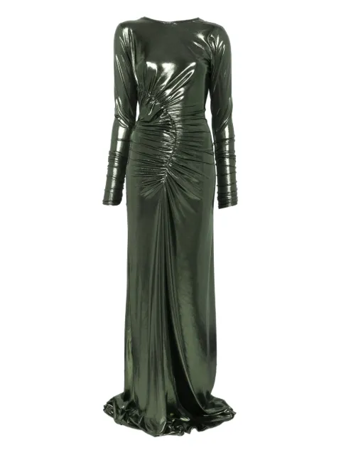 MIAU by Clara Rotescu long-sleeves maxi dress