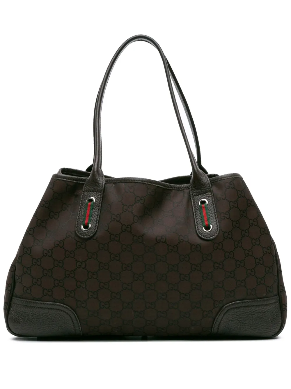 Gucci Pre-Owned 2016-2025 GGキャンバス プリンシー ハンドバッグ - ブラウン Gucci Pre-Owned 2016-2025 GGキャンバス プリンシー ハンドバッグ - ブラウン