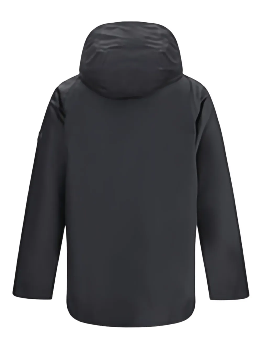 Barbour International Hooded Cotton Jacket In Black