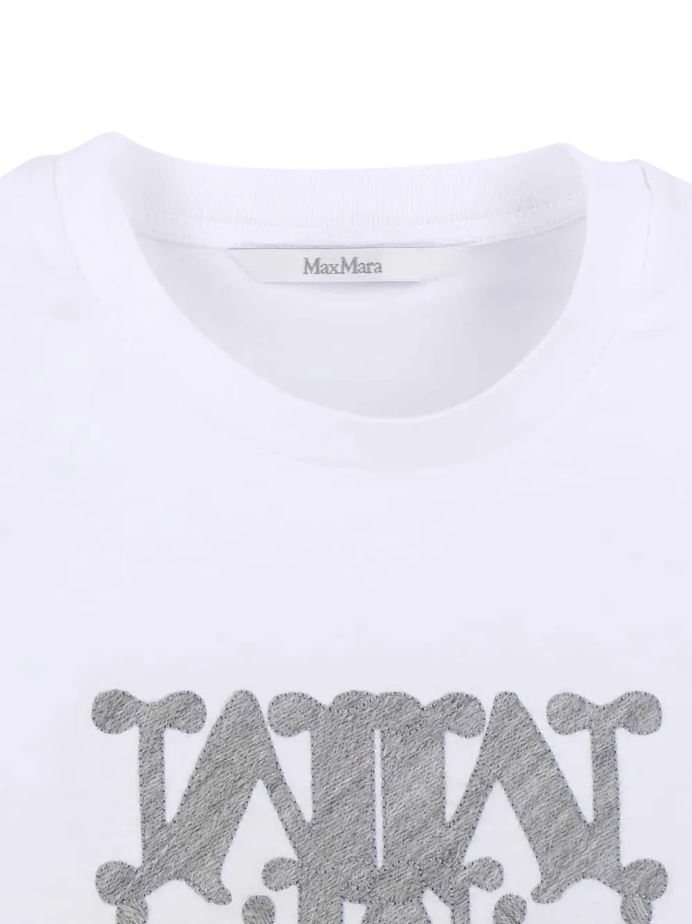 Max Mara logo T-shirt Wit
