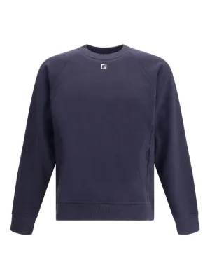 FENDI ハーフジップ スウェットシャツ | ブラック | FARFETCH JP