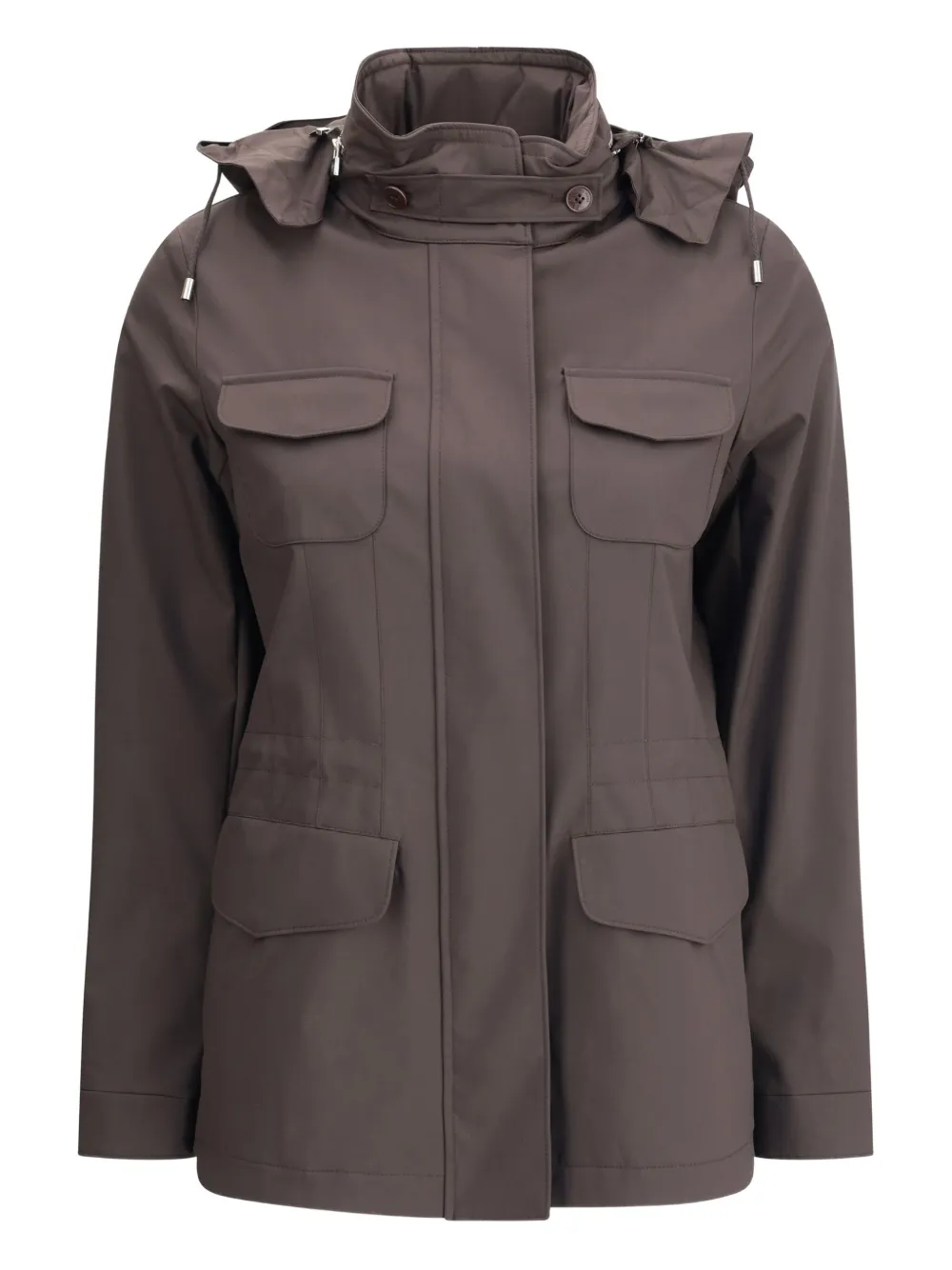 Loro Piana Traveller Mini Field Jacket In Brown