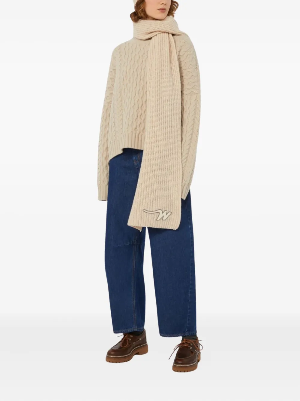 Weekend Max Mara Jeans met barrel pijpen - Blauw