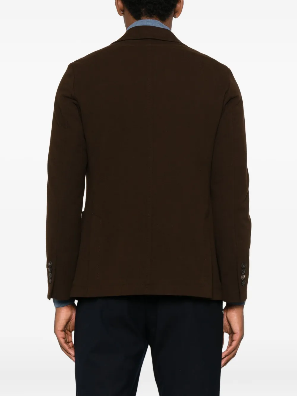 Circolo 1901 Button Patch-pocket Jacket In Brown