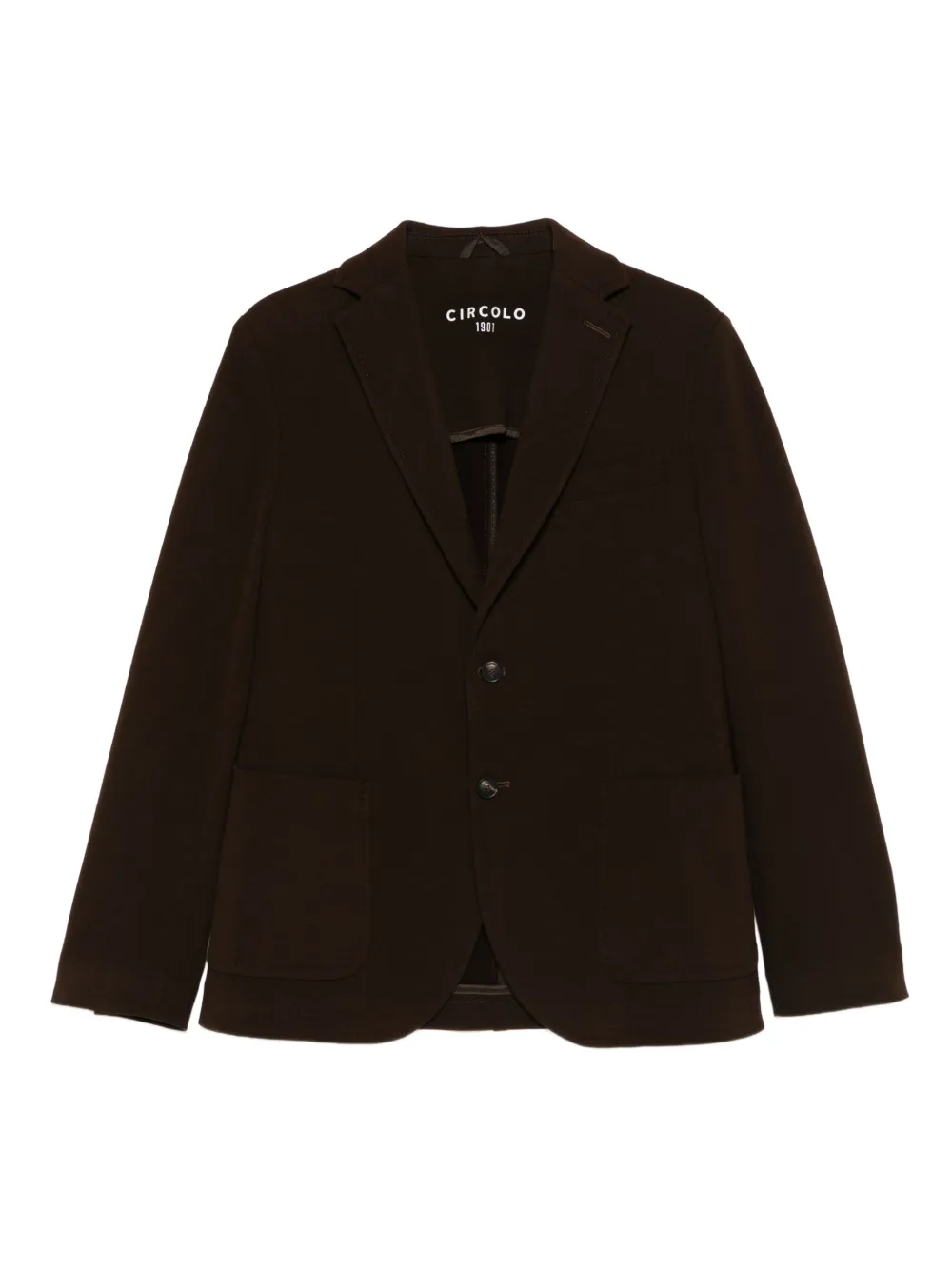 Circolo 1901 button patch-pocket jacket | Brown | Image 1