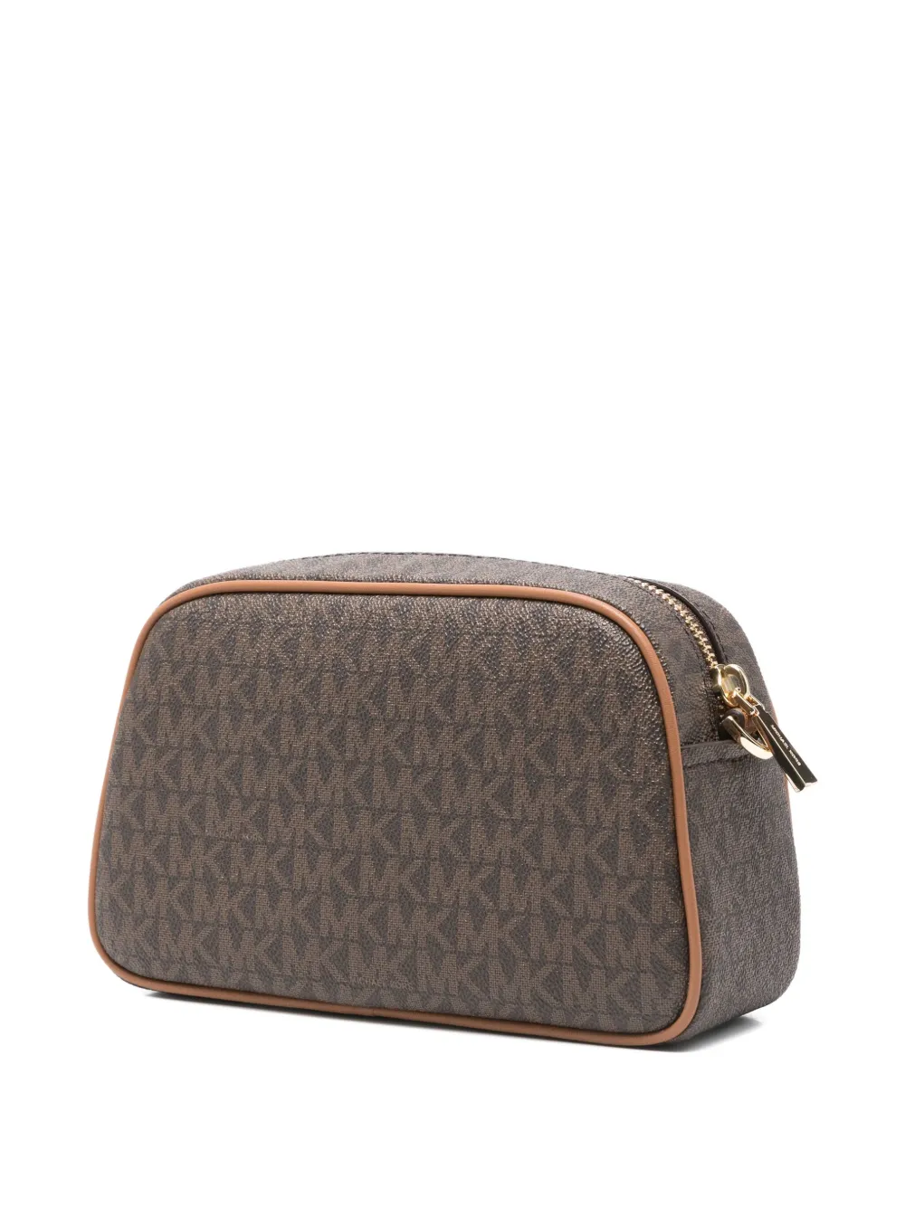 Michael Kors Jet Set crossbodytas met monogram Bruin