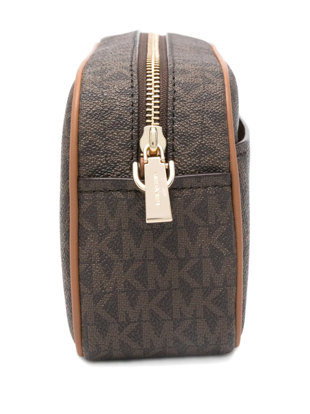 Michael Kors Jet Set crossbodytas met monogram Bruin
