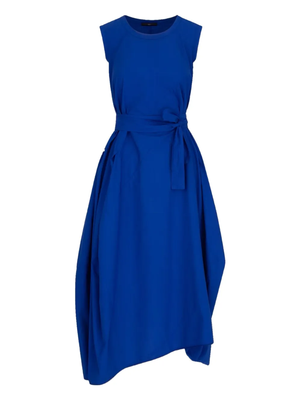 High belted midi dress | Blue | Image 1