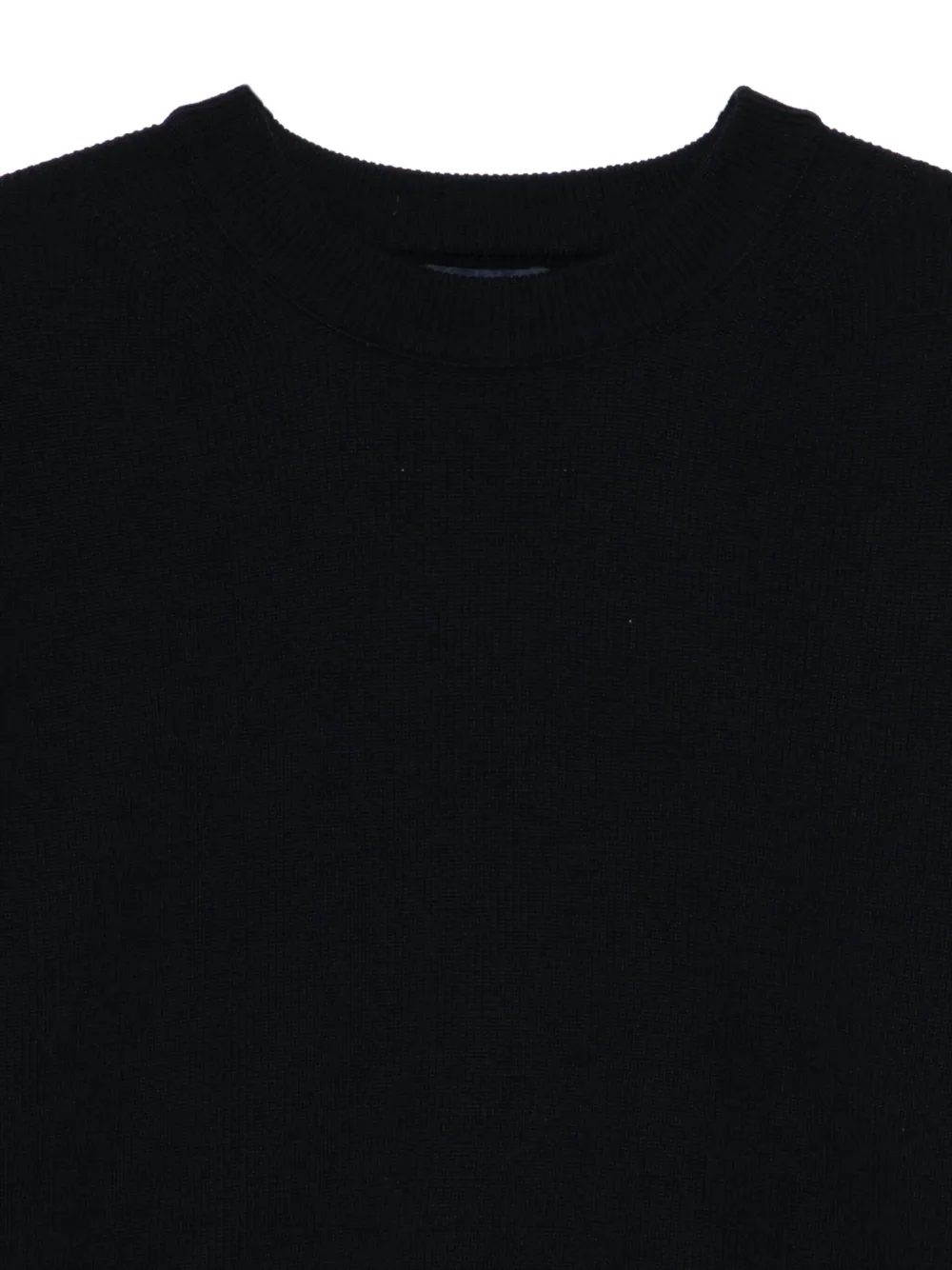 Soeur Geribbelde sweater met ronde hals Blauw