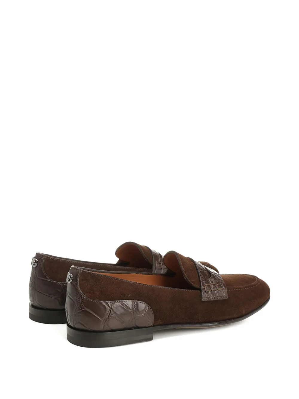 Dolce & Gabbana Leren loafers Bruin