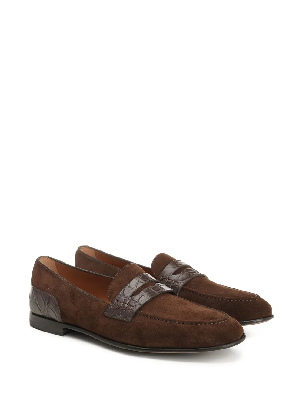 Dolce & Gabbana Leren loafers Bruin