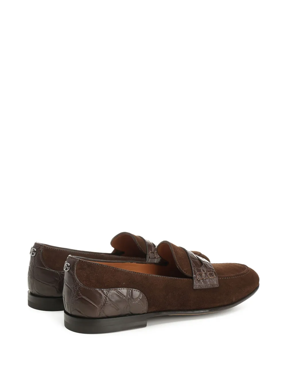 Dolce & Gabbana Leren loafers Bruin