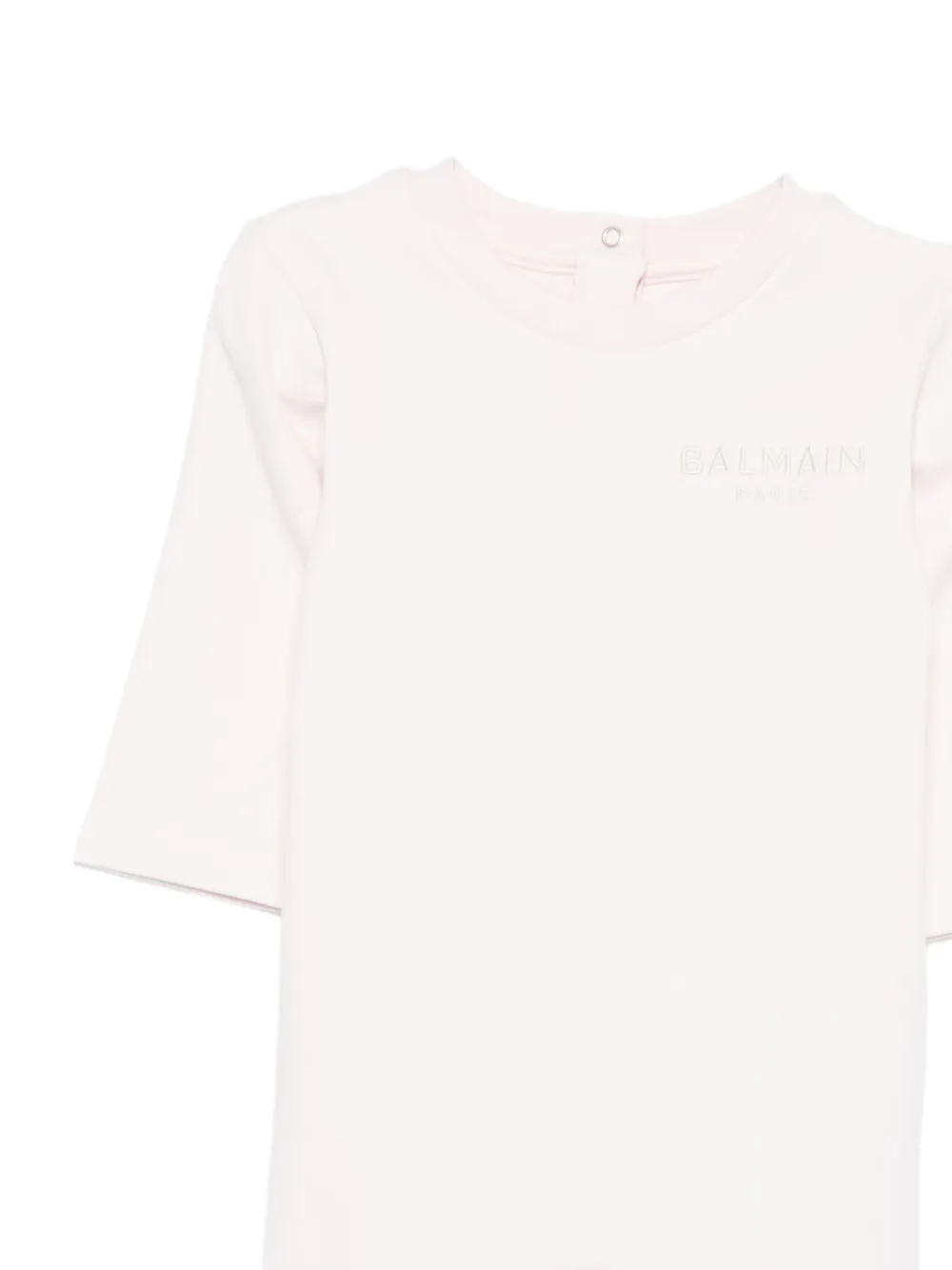 Balmain Kids Babypakje met geborduurd logo Roze