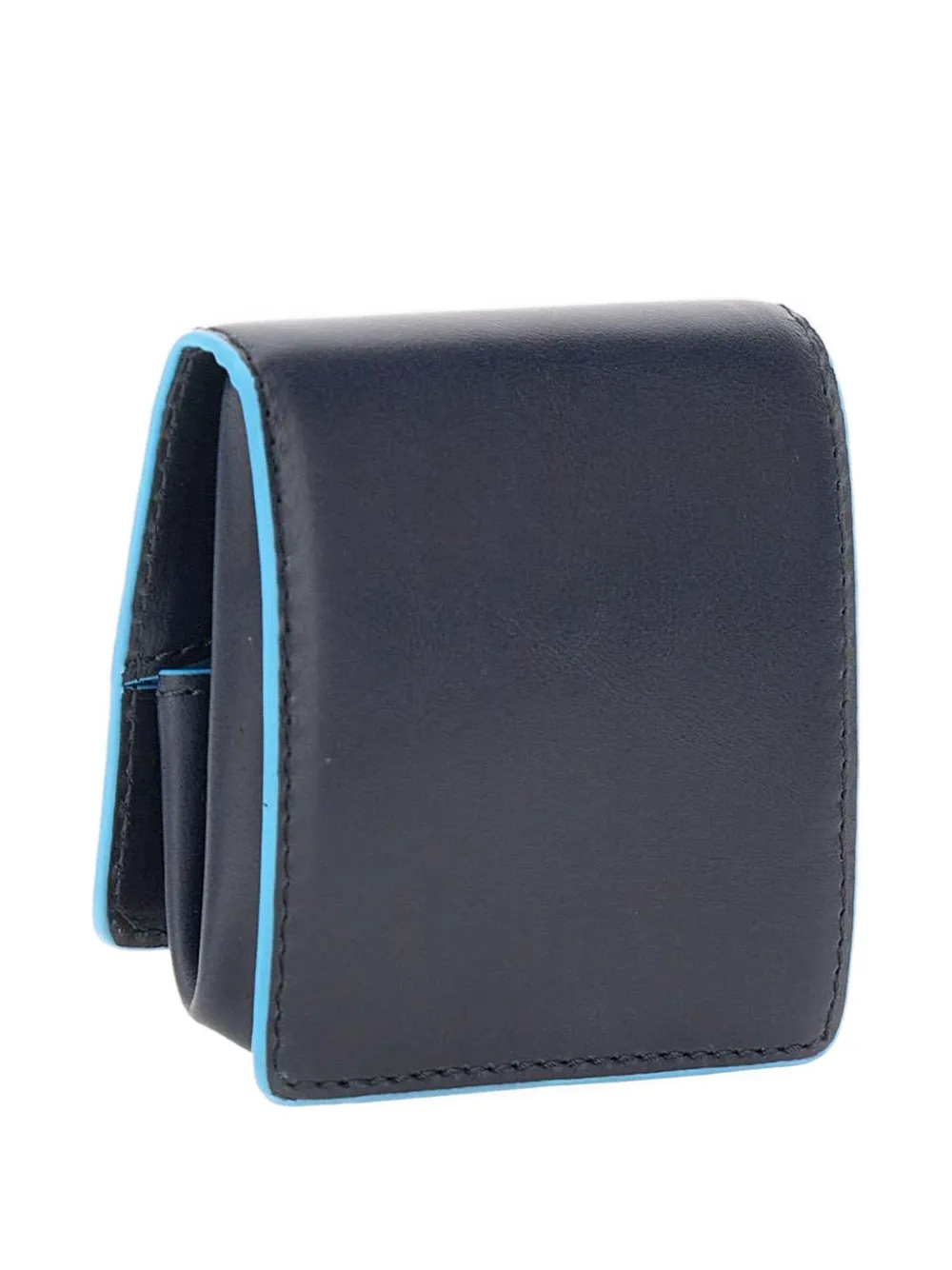 PIQUADRO button-fastening leather wallet Blauw