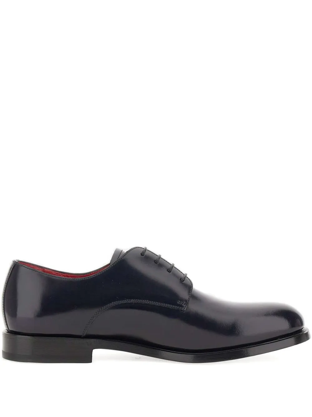 Neil Barrett leather lace-up derby shoes Blue