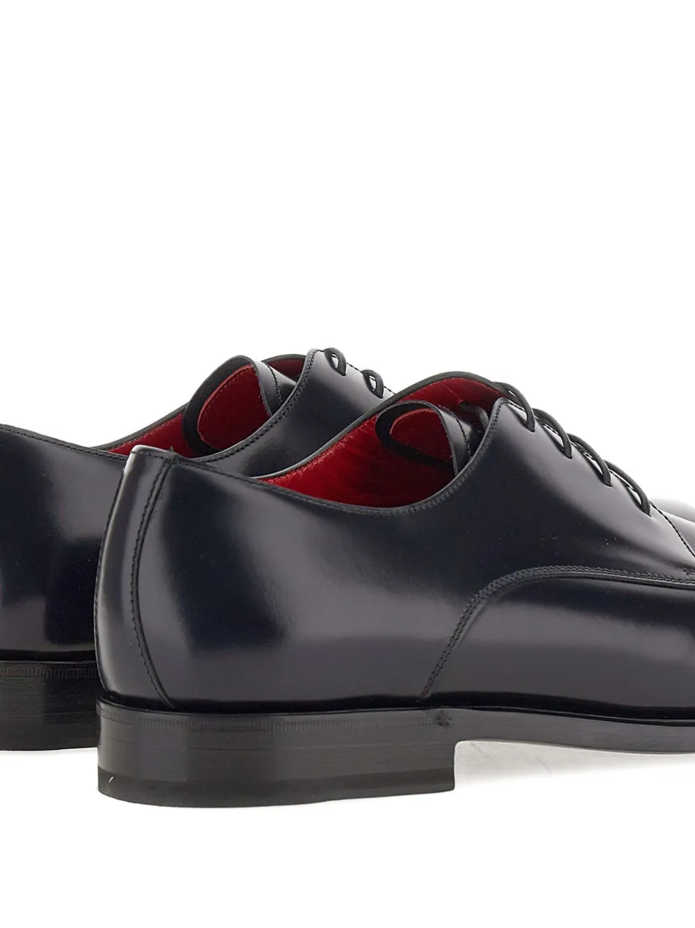 Neil Barrett leather lace-up derby shoes Blue