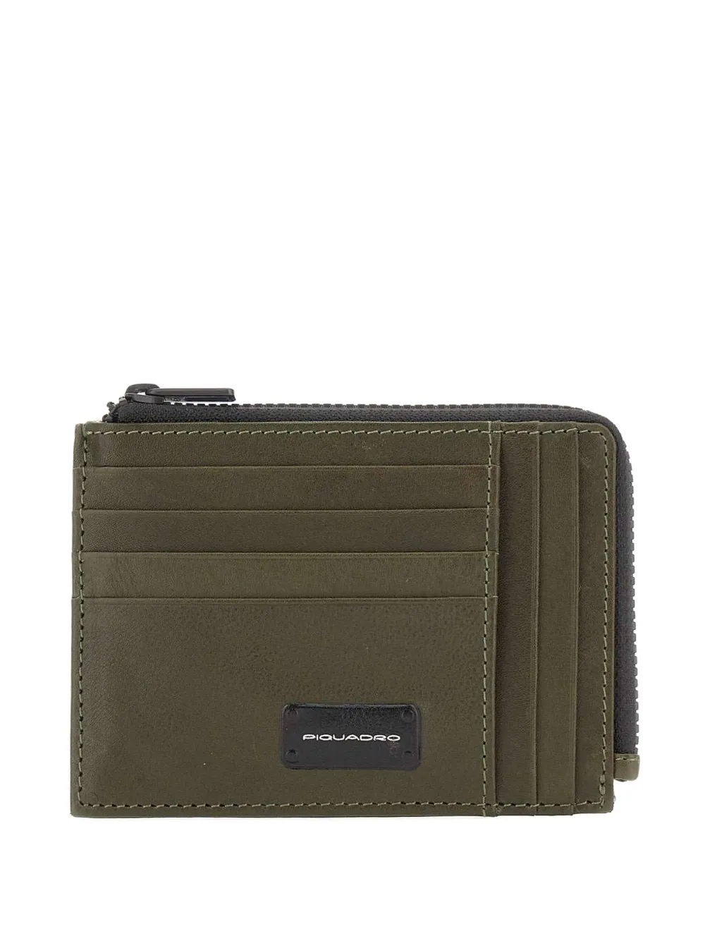 PIQUADRO zip-around cardholder - Verde