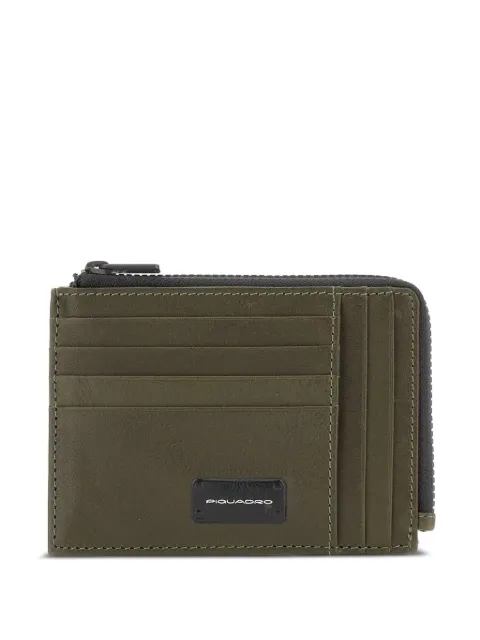 PIQUADRO zip-around cardholder