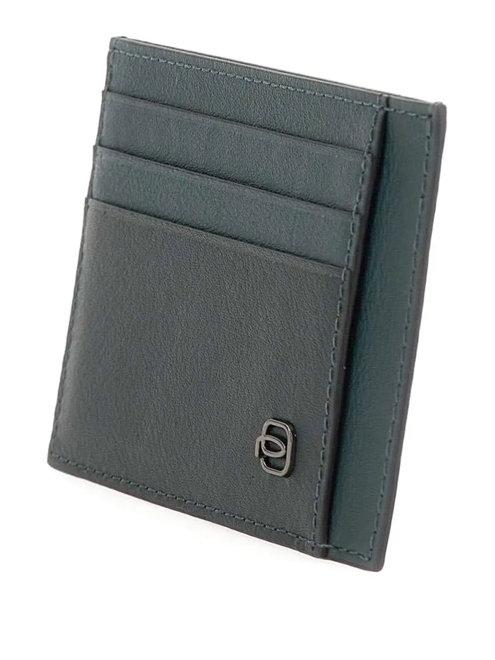 PIQUADRO multi-compartment leather cardholder Blauw