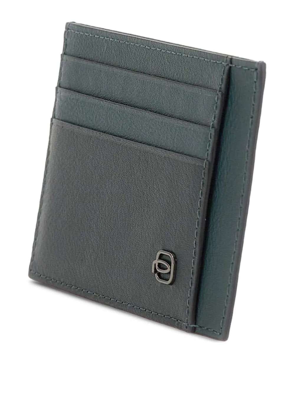PIQUADRO multi-compartment leather cardholder Blauw