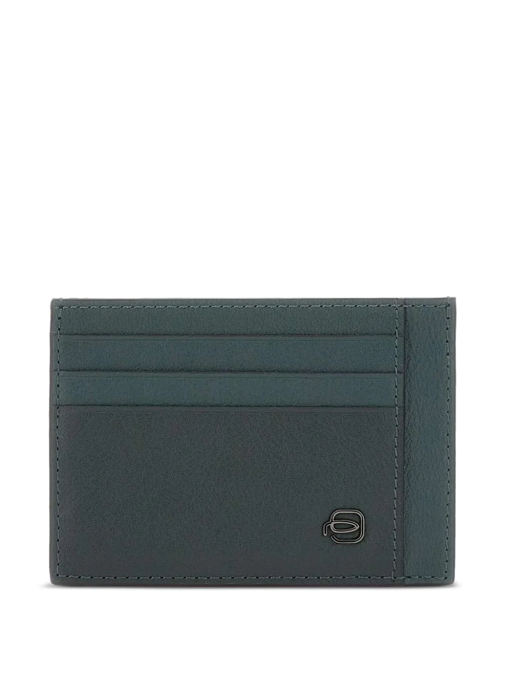 PIQUADRO multi-compartment leather cardholder Blauw