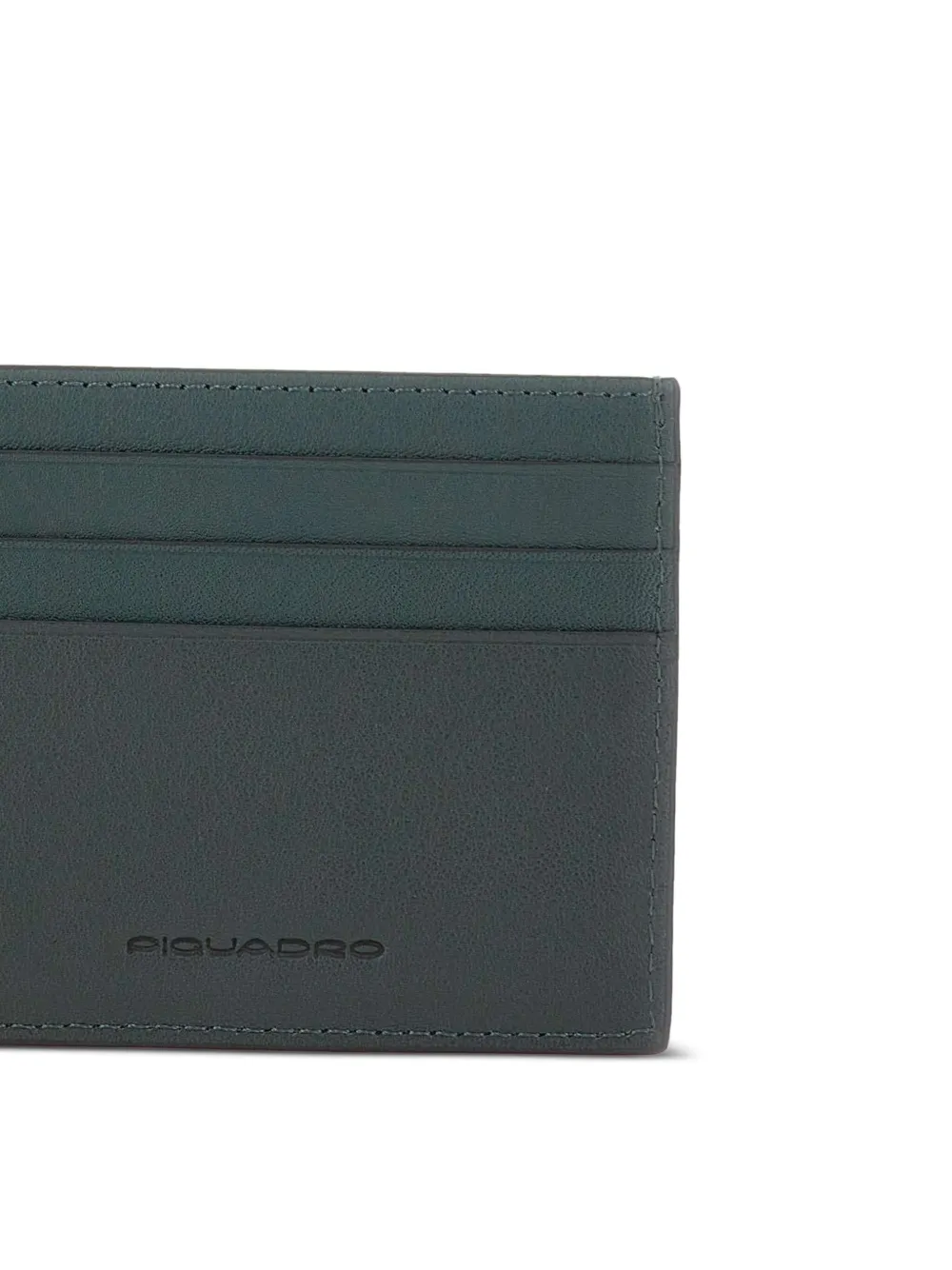 PIQUADRO multi-compartment leather cardholder Blauw