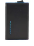 PIQUADRO sliding-system leather card holder - Black